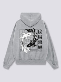 Ying Yang Koi Sudadera con Capucha