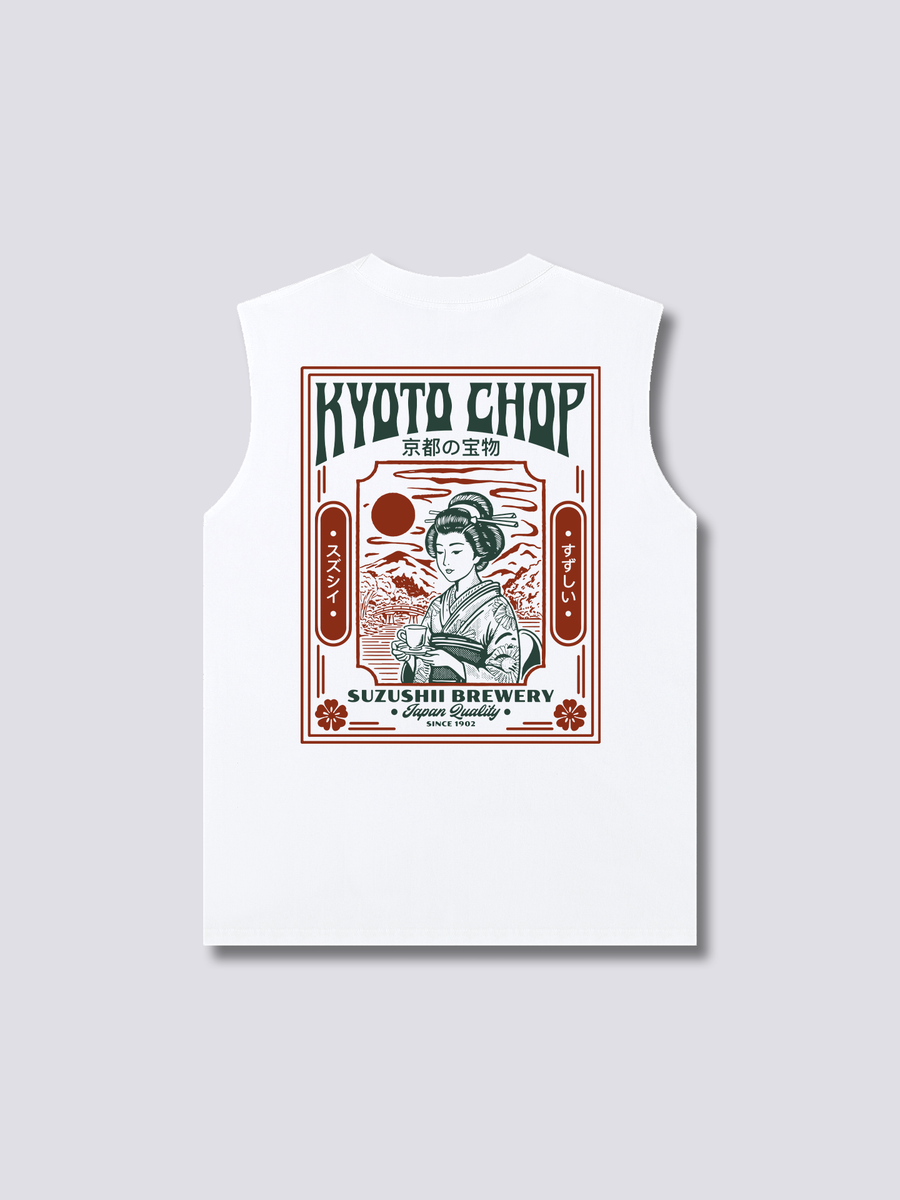 Kioto Corte Camiseta sin Mangas