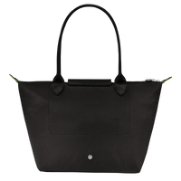 Shopper Plegable – Negro (Herrajes Plateados)