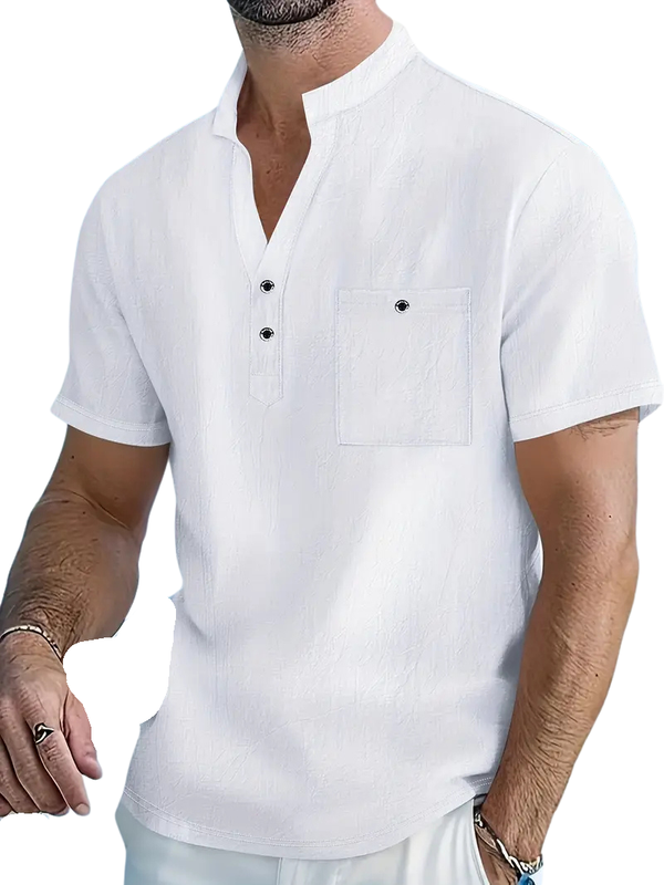 Ethan · Camisa Elegante de Manga Corta