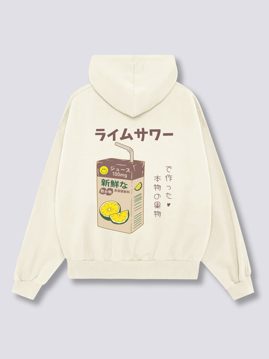 Jugo de Lima Sudadera con Capucha