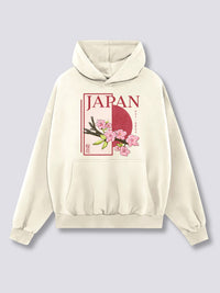 Estampado Frontal - Japón Sudadera con Capucha