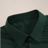 Camisa de Manga Larga con Cuello de Muesca Clásico
