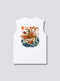Monstruo Ramen Camiseta sin Mangas