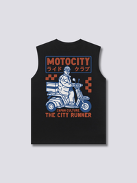 Moto Ciudad Camiseta sin Mangas