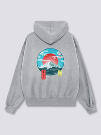 Monte Fuji Sudadera con Capucha