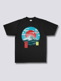 Estampado Frontal - Monte Fuji Camiseta
