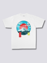 Estampado Frontal - Monte Fuji Camiseta