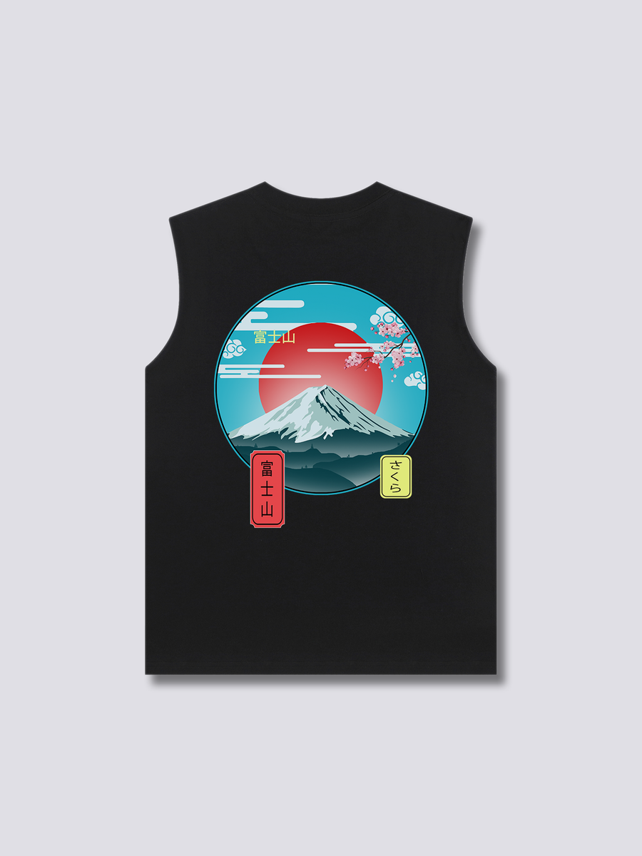 Monte Fuji Camiseta sin Mangas