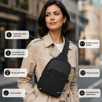 Bolso Sling Antirrobo | Unisex Viaje