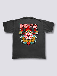 Neko Maneki Camiseta Vintage