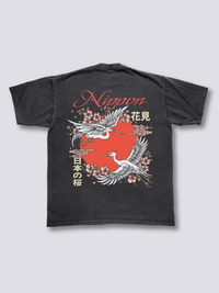 Nippon Grullas Camiseta Vintage