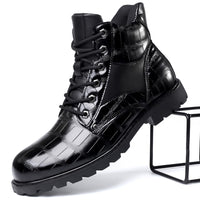 Dante Ferrara · Botas de Cuero Efecto Cocodrilo