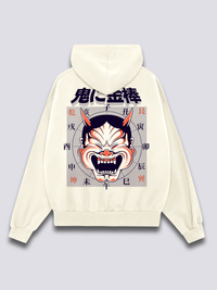 Oni Máscara Sudadera con Capucha