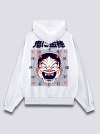 Oni Máscara Sudadera con Capucha