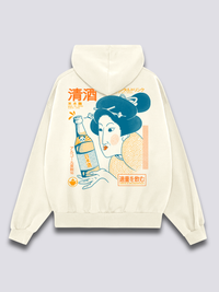 Oriental Sake Sudadera con Capucha