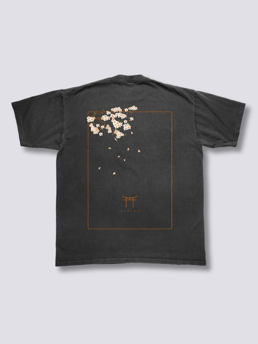 Flor de Melocotón Camiseta Vintage