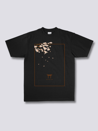 Estampado Frontal - Flor de Melocotón Camiseta