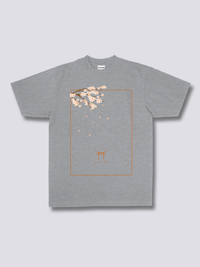 Estampado Frontal - Flor de Melocotón Camiseta