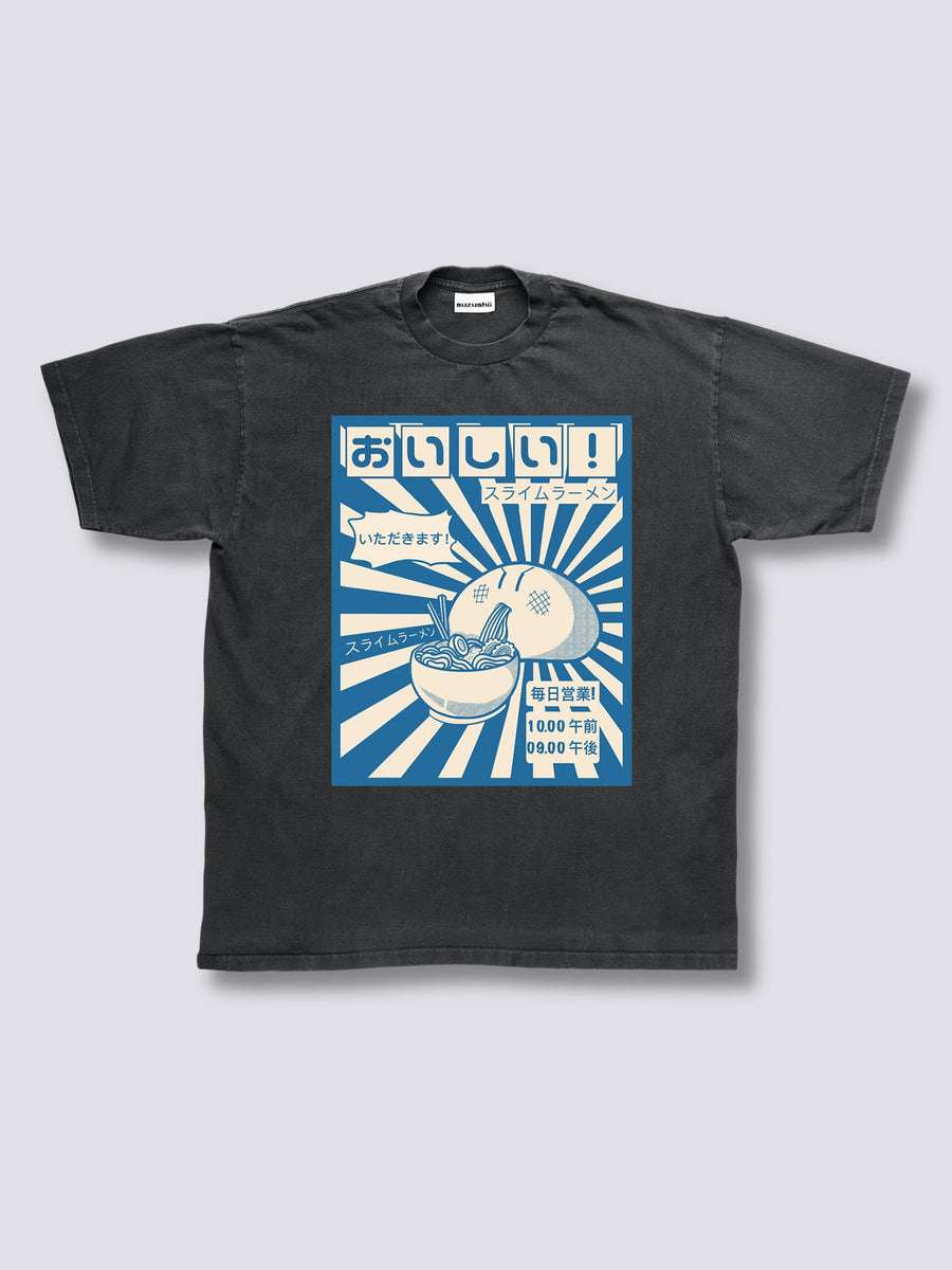 Estampado Frontal - Devorador de Ramen Camiseta Vintage