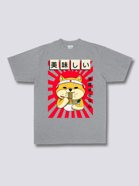 Estampado Frontal - Ramen Shiba Camiseta
