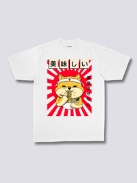 Estampado Frontal - Ramen Shiba Camiseta