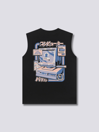 Retro Ordenador Camiseta sin Mangas