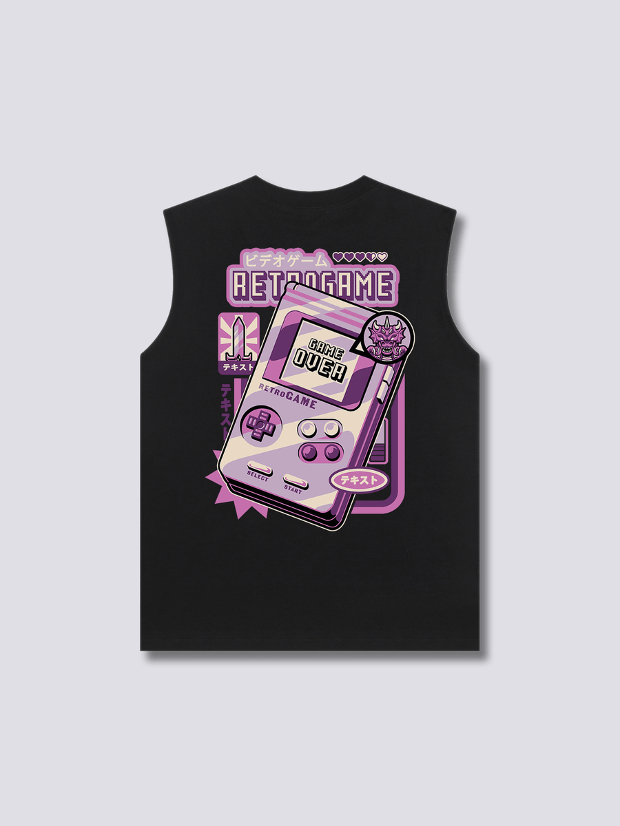 Retro Juego Camiseta sin Mangas
