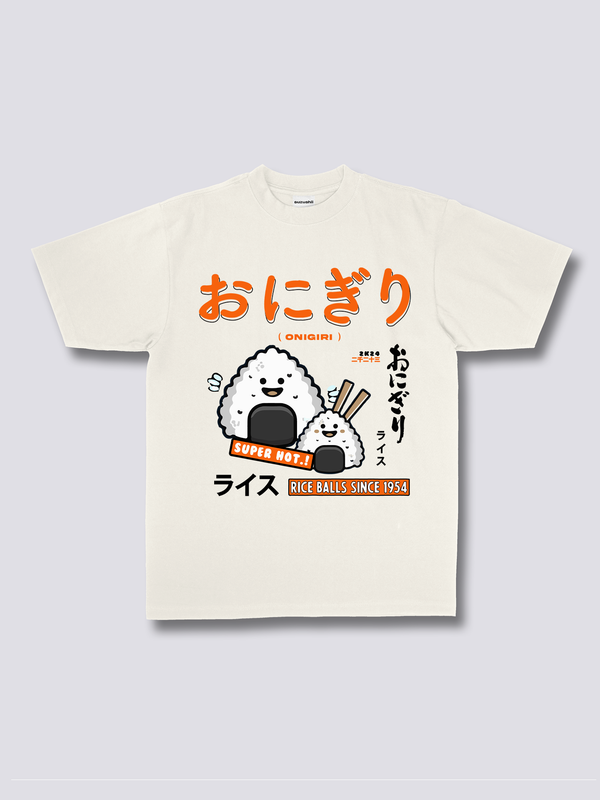 Estampado Frontal - Bola de Arroz Camiseta