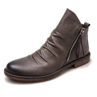 Bernardo Cavallino · Botas de Cuero con Detalle Cosido