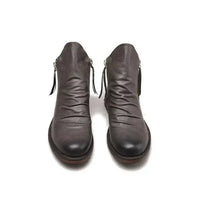 Bernardo Cavallino · Botas de Cuero con Detalle Cosido
