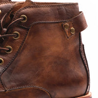 Fanum · Botas Retro de Punta Redonda para Hombre