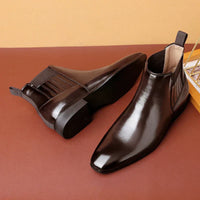 Peyton · Botines Chic de Cuero