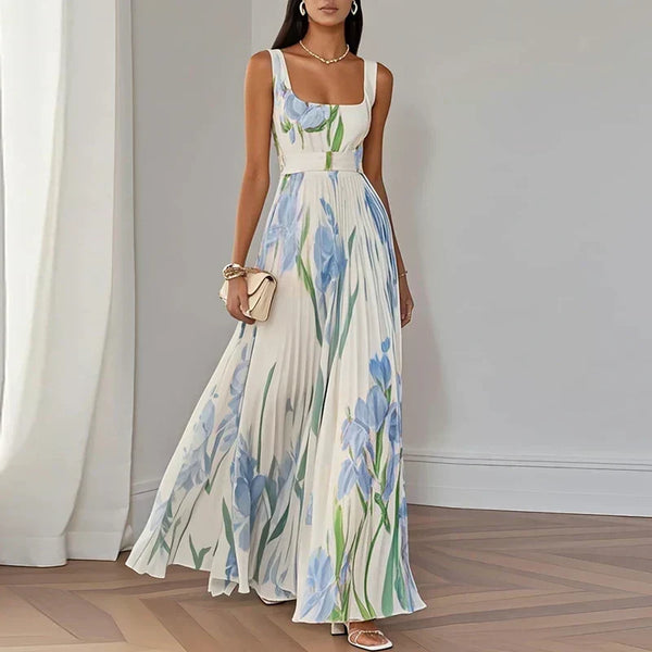 Oriah · Vestido Maxi Evásé con Flores