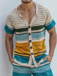 Conjunto Punto Rayas Resort Casual