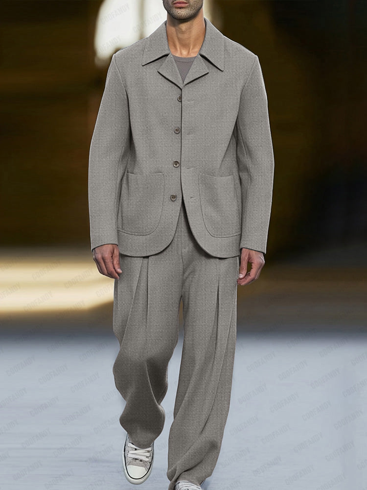 Conjunto Traje Smart Casual Moderno