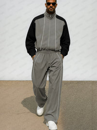 Conjunto Deportivo Color Block Casual