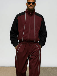Conjunto Deportivo Color Block Casual