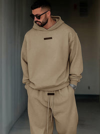 Conjunto Sudadera Capucha Pantalón Estilo Atlético