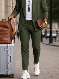 Conjunto Chaqueta Abierta Pantalón Smart Casual