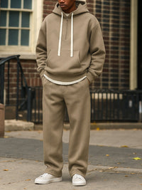 Conjunto Sudadera Capucha Jogger Holgado Deportivo