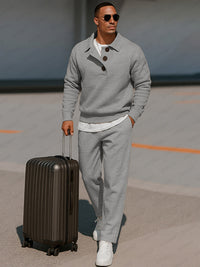 Conjunto Polo Pantalón Casual Elegante
