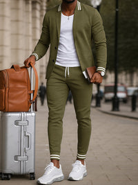 Conjunto Blazer Pantalón Estilo Atlético