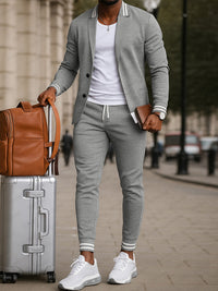 Conjunto Blazer Pantalón Estilo Atlético