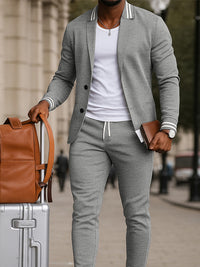 Conjunto Blazer Pantalón Estilo Atlético