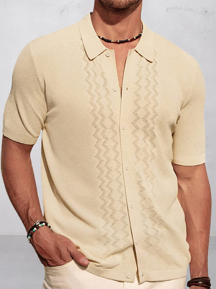 Camisa Punto Luxury Business Casual