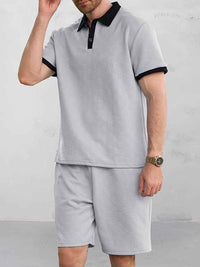 Conjunto Polo Jacquard Versátil