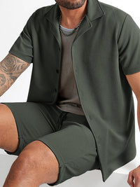 Conjunto 2 Piezas Texturizado Holgado Sencillo