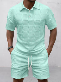 Conjunto Jacquard Texturizado Smart Casual