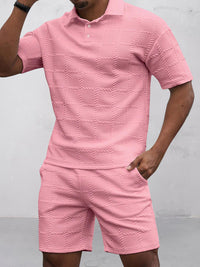 Conjunto Jacquard Texturizado Smart Casual